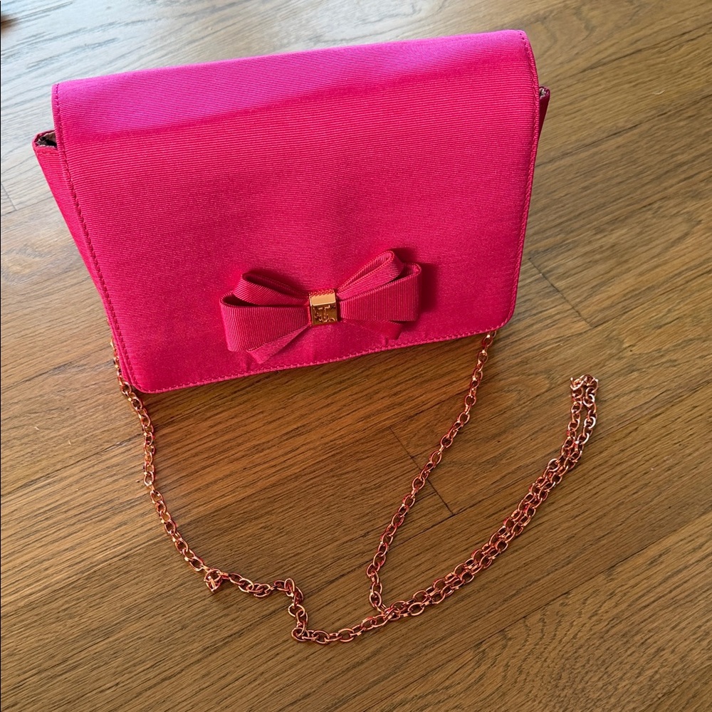 Ted Baker Bow Crossbody Bag Rose Gold